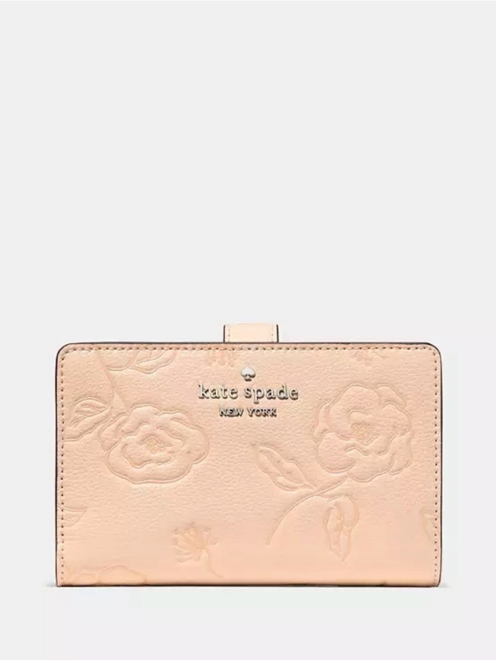 Kate Spade Floral Embossed Bifold Wallet - NWT